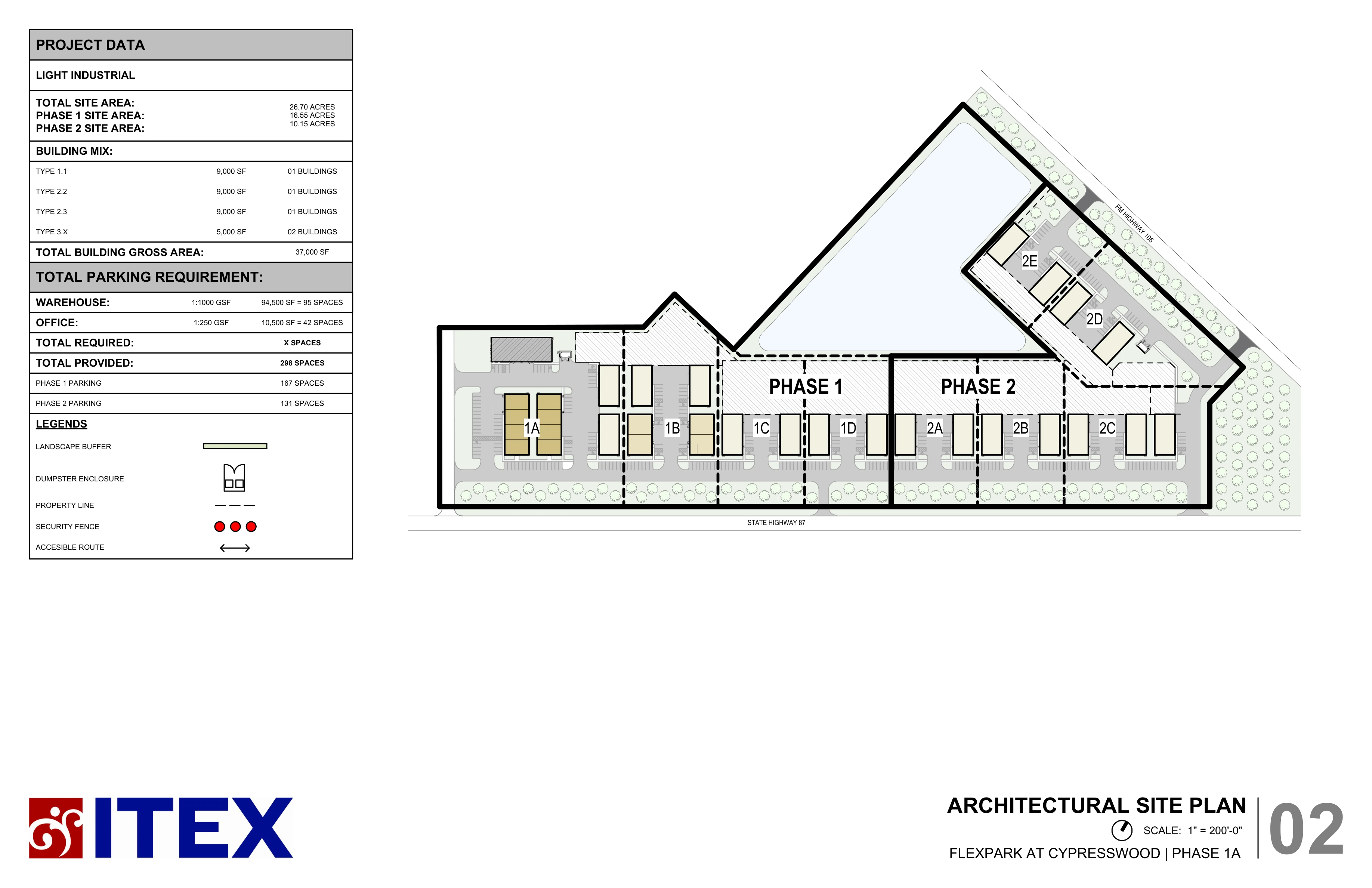 FlexPark at Cypresswood Site Plan